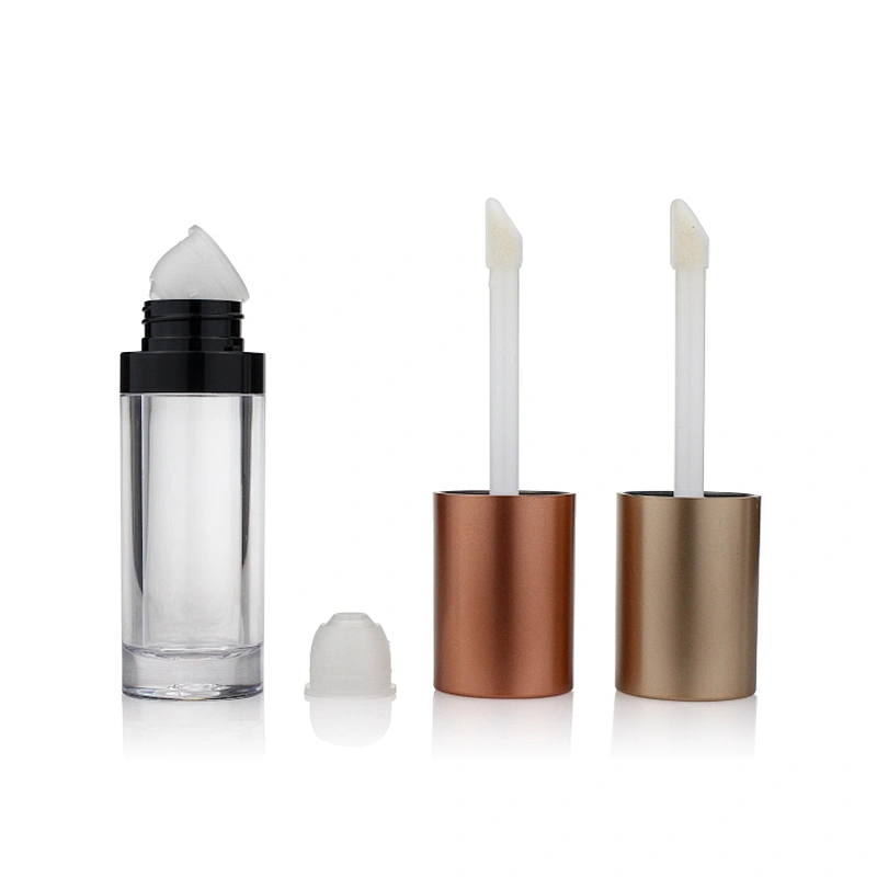 10ml Eco Friendly Custom Lipgloss Cosmetic Packaging Rose Gold Lip Gloss Tube Containers