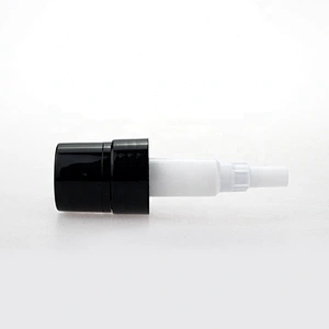 33/410 Black Color Cosmetic Bottle Usage Plastic Lotion Dispenser Pump