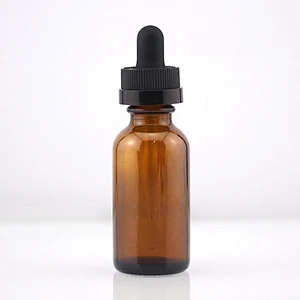 Boston Glass Bottles Massage Oil Glass Dropper Bottle 30ml Amber Body