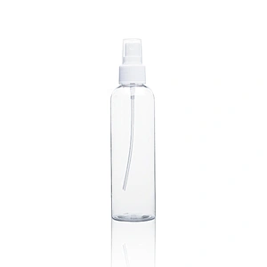 Hot Selling 60ml Empty pet plastic bottle hand sanitizer transparent pump bottles hand pump pressure sprayer bottles