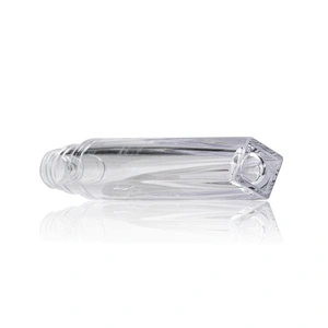 Empty Plastic Cosmetic Packaging Pink Lipgloss Tube Containers with Wands PETG AS Lip Gloss 2ml 10ml OEM Customized