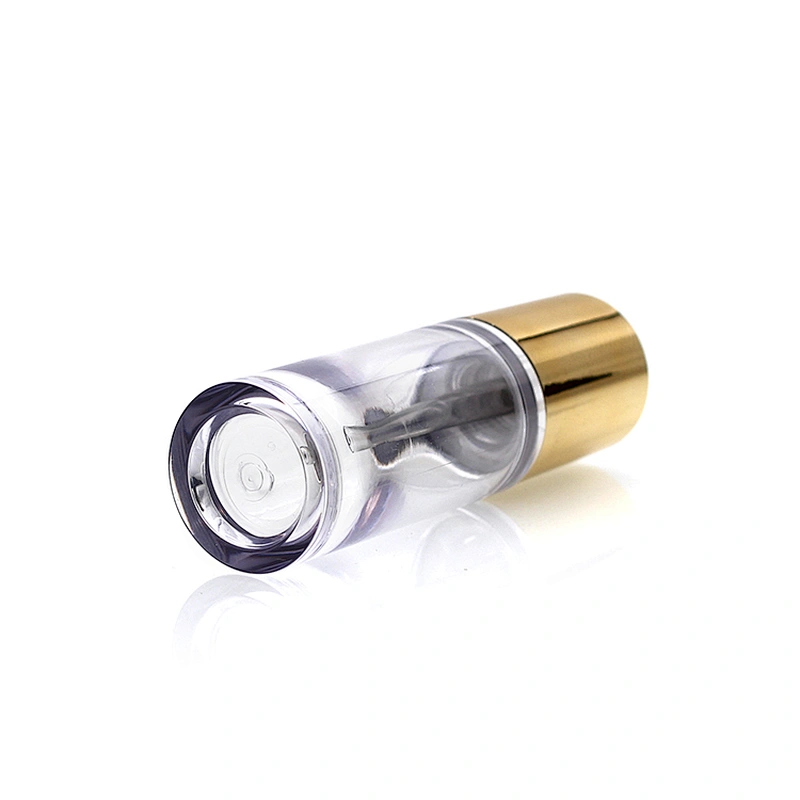 25ml Luxury Cosmetic Glass Transparent Essence Glass Bottle With Rotation Dropper for wholesale