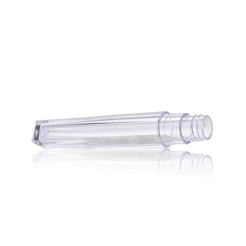 Empty Plastic Cosmetic Packaging Pink Lipgloss Tube Containers with Wands PETG AS Lip Gloss 2ml 10ml OEM Customized