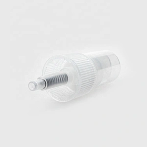 Reliable manufacturers full cover cap plastic cosmetic 20/410 mist perfume crimp sprayer pump