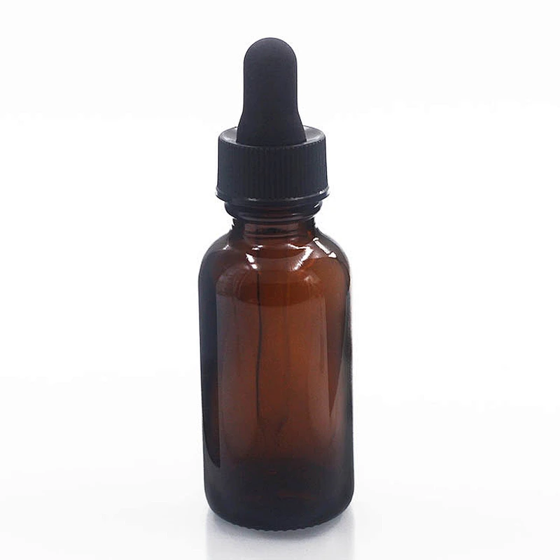 Boston Glass Bottles Massage Oil Glass Dropper Bottle 60ml Amber Body