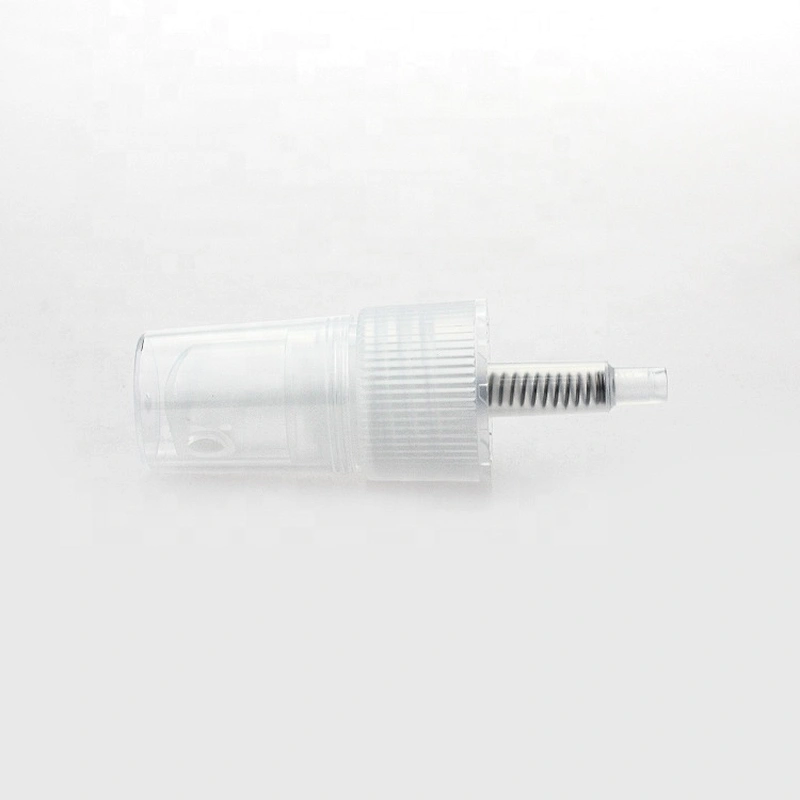 Reliable manufacturers full cover cap plastic cosmetic 20/410 mist perfume crimp sprayer pump