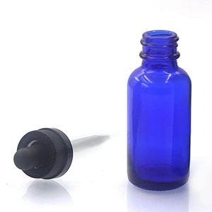 Boston Glass Bottles Massage Oil Glass Dropper Bottle 30ml Blue Body