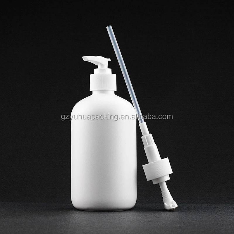 500ml White Empty pet plastic bottle with  pump  for wash free hand sanitizer