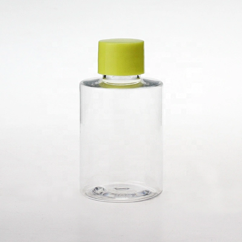 60ml Empty Clear Plastic PET Pump Sprayer Bottle Lotion Pump Flip top cap  Manufacturers