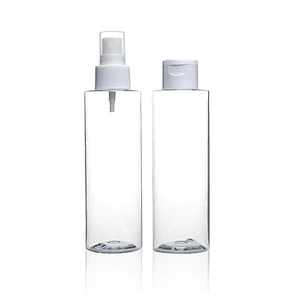 Hot-Selling 150ml Empty pet plastic hand sanitizer bottle transparent pump bottles plastic travel lotion bottles clear PET