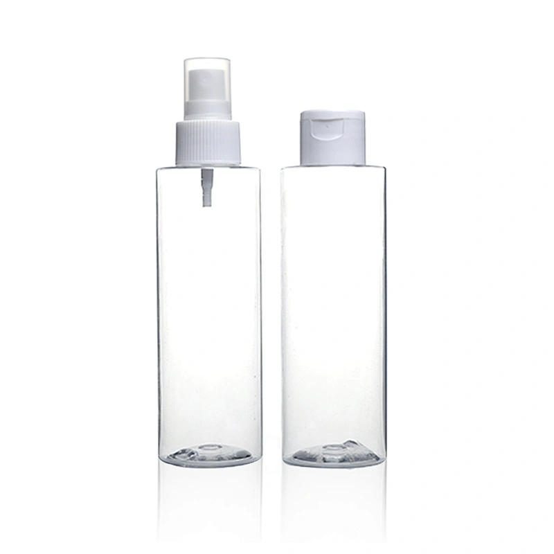 Hot-Selling 150ml Empty pet plastic hand sanitizer bottle transparent pump bottles plastic travel lotion bottles clear PET