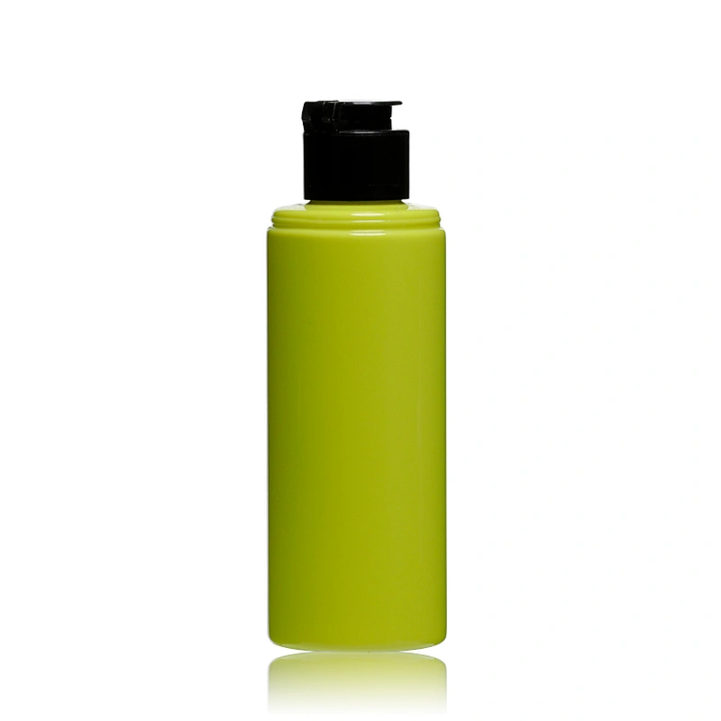150ml 5oz Empty Green Plastic PET Bottle with Flip Top Cap
