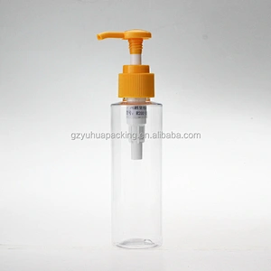 120ml High-quality transparent  Empty Plastic bottle with pump