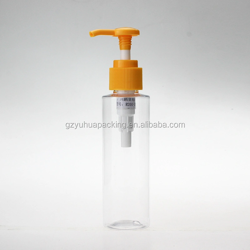 120ml High-quality transparent  Empty Plastic bottle with pump
