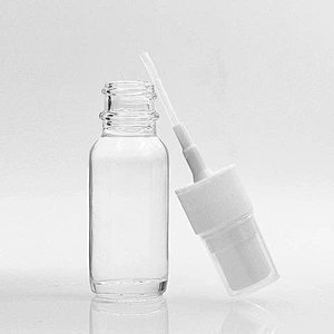 Boston Glass Bottles Massage Oil Glass Dropper Bottle 15ml Clear Body