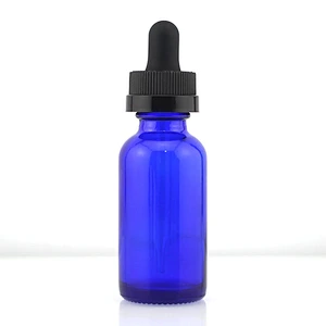 Boston Glass Bottles Massage Oil Glass Dropper Bottle 30ml Blue Body