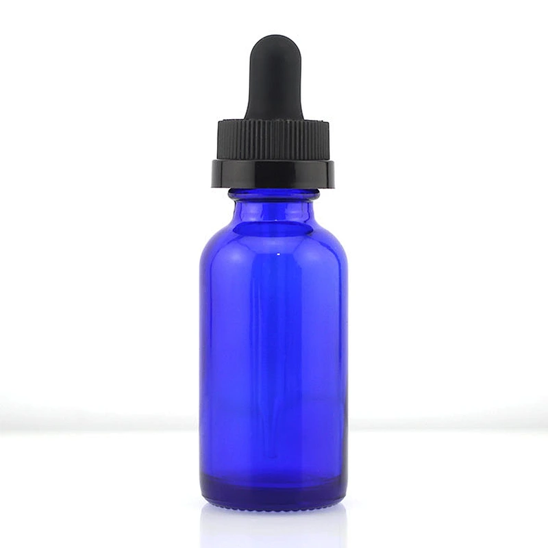 Boston Glass Bottles Massage Oil Glass Dropper Bottle 30ml Blue Body