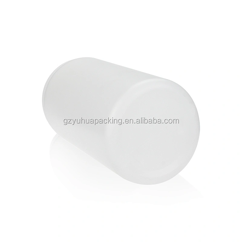 1000ml PE white packaging cosmetic and food jar with screw lid