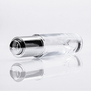 Hot  Selling Cosmetic Containers  35ml Clear  Empty Skincare Glass Serum Bottles with Droppers