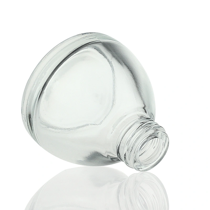 gold aluminum cap glass cosmetic serum dropper bottle 20ml 30ml 55ml 60ml luxury serum glass dropper bottle packaging