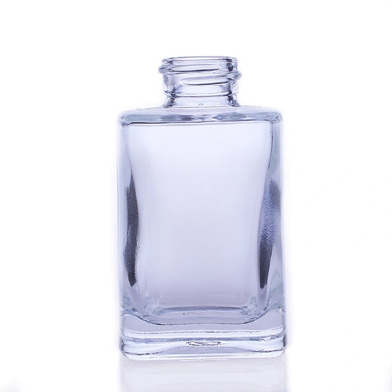 square glass liquid cosmetic container empty glass foundation bottle Container Wholesale
