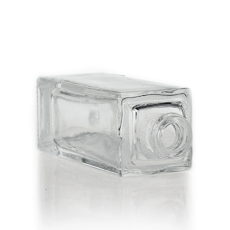 40ml square cosmetic packaging frosted empty serum pump lotion foundation glass bottle with pump