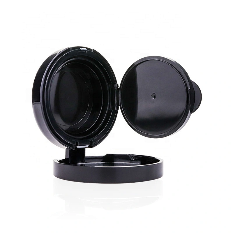 Air Cushion Box high quality compact foundation case empty round pressed pink compact powder case with mirror
