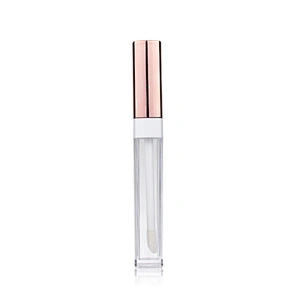 Luxury Plastic Lip Gloss Tube Skincare Packaging Cosmetic Container with Wands