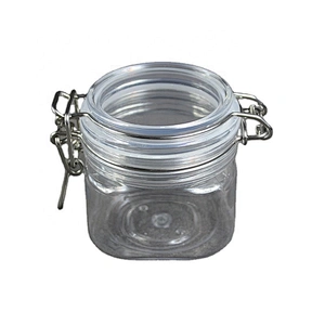 200ml Can Food Pet  Candle Easy Open Lid Dog Beverage Candy Plastic Canning Jar for Food Jam