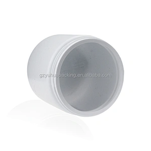 500ml white  pe cream and food jar container with white lid