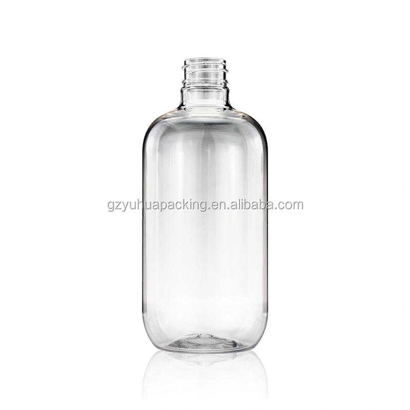 500ml Empty pet plastic bottle hand sanitizer bottle transparent pump bottle