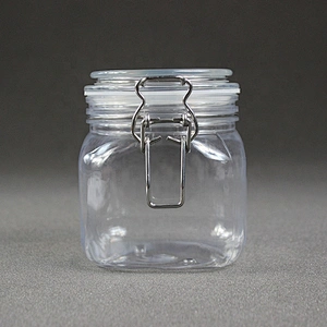 700ml 23-24oz  Can Food Pet  Candle Easy Open Lid Dog Beverage Candy Plastic Canning Jar for Food Jam