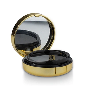 Air Cushion Box high quality compact foundation case empty round pressed pink compact powder case with mirror