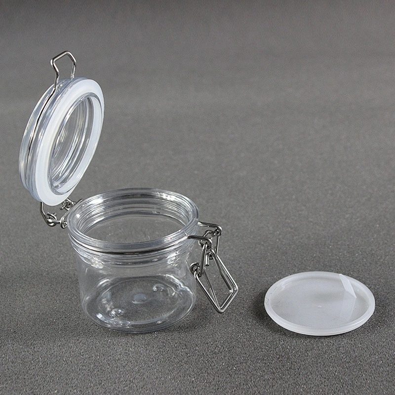 Pyramid150ml  13oz airtight wire bail jar for skin care cream