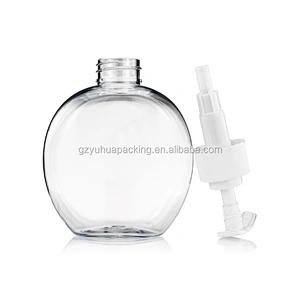 250ml Empty pet plastic  bottle with pump/ sprayer/ flip top cap for Shampoo Soap Body Wash