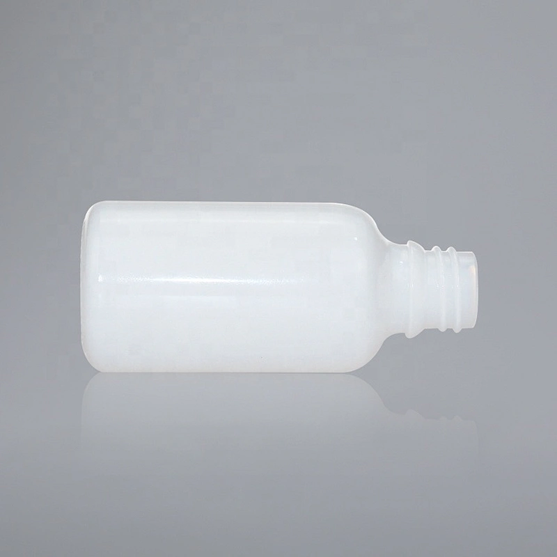 Factory wholesale High quality cosmetic white porcelain dropper bottle 30 ml glass eye dropper bottle