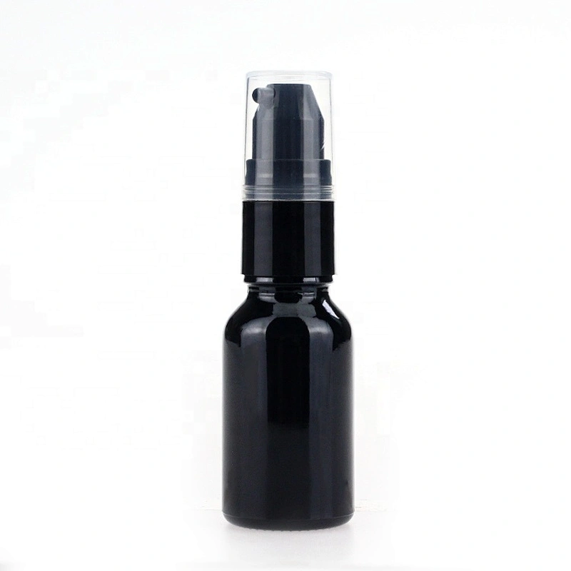 15ml 0.5oz Black Glass Dropper Pipette Bottle customized Essential Oil Cosmetic Bottle