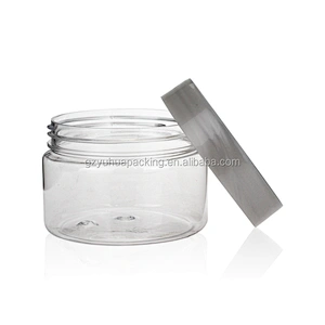 120ml transperate  pet cream and food jar can