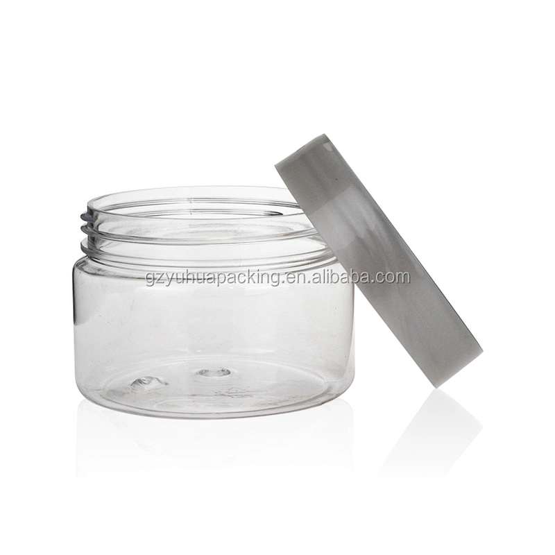 120ml transperate  pet cream and food jar can