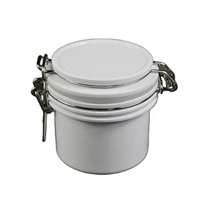 Hot Style small skin care cream lotion cosmetic customized Plastic kilner clip top seal lock jar