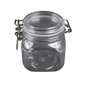 600ml 20oz large round pet plastic jar containers for cosmetic products food/jam/candy/honey/tea/seasoning/spice