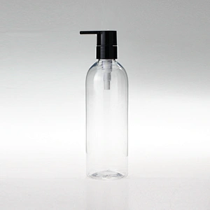 480ml Recycling Clear Empty Plastic PET Lotion Shampoo Bottle Packing
