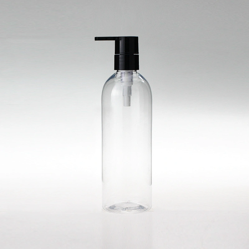 480ml Recycling Clear Empty Plastic PET Lotion Shampoo Bottle Packing