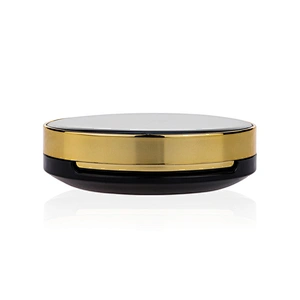 All Hours Cushion Compact Foundation Case Empty Round Pressed Compact Powder Case with Mirror