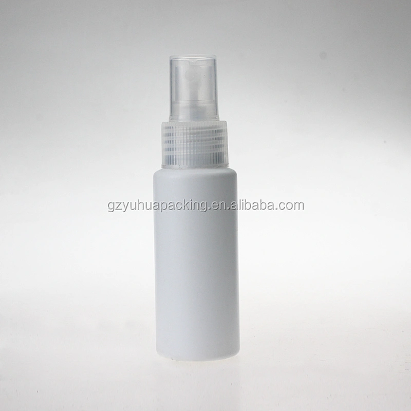 60ml  Empty PE bottle with  Flip Top Cap Sprayer Bottle Packaging