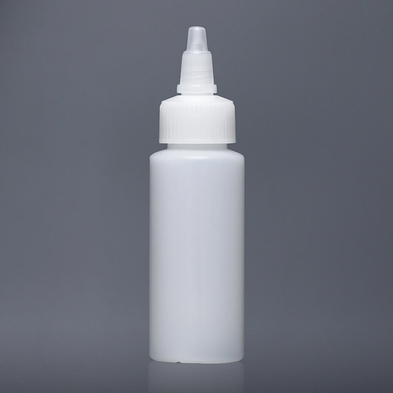 60ml 2oz Biodegradable White Empty Plastic PE Bottle Container