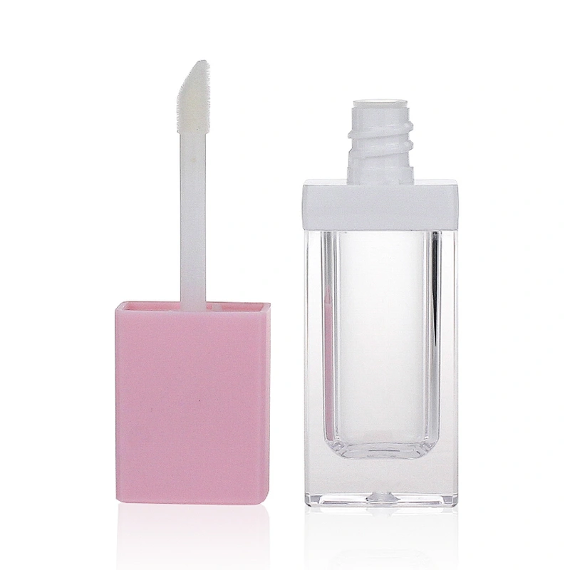 Luxury PETG Lip Gloss Tube 6.4ml  Packaging Cosmetic Container with Wands