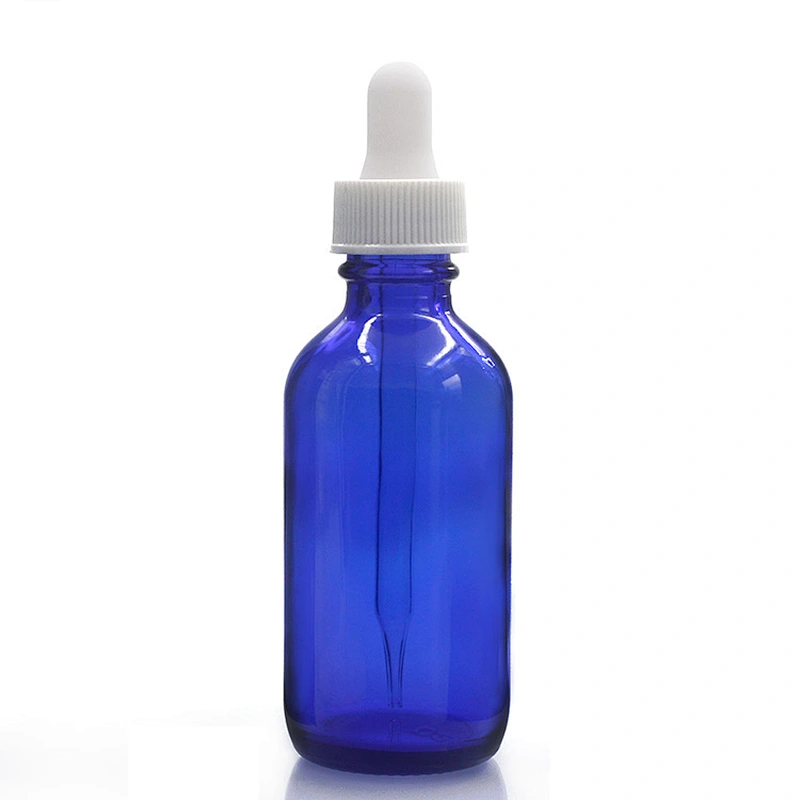Boston Glass Bottles Massage Oil Glass Dropper Bottle 120 ml Blue Body