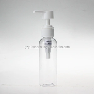 100ml Recycling Empty Plastic PET Bottle Packaging Lotion Pump Shampoo Bottle