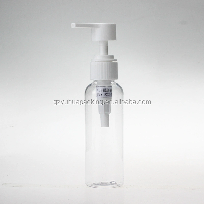 100ml Recycling Empty Plastic PET Bottle Packaging Lotion Pump Shampoo Bottle